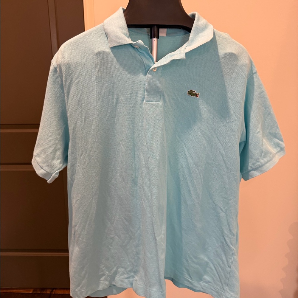 Lacoste Men's Sky Blue Polo Shirt